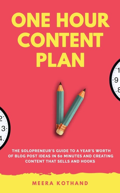 the one hour content plan review